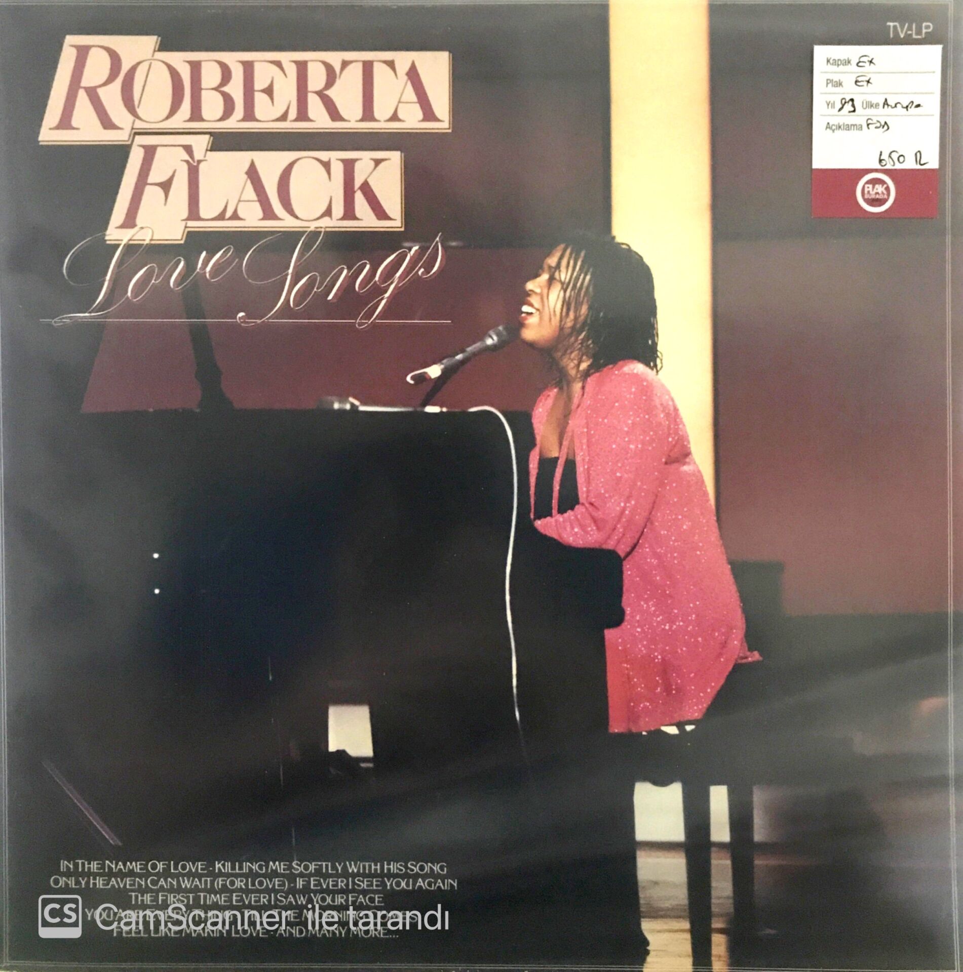 Roberta Flack - Love Songs LP