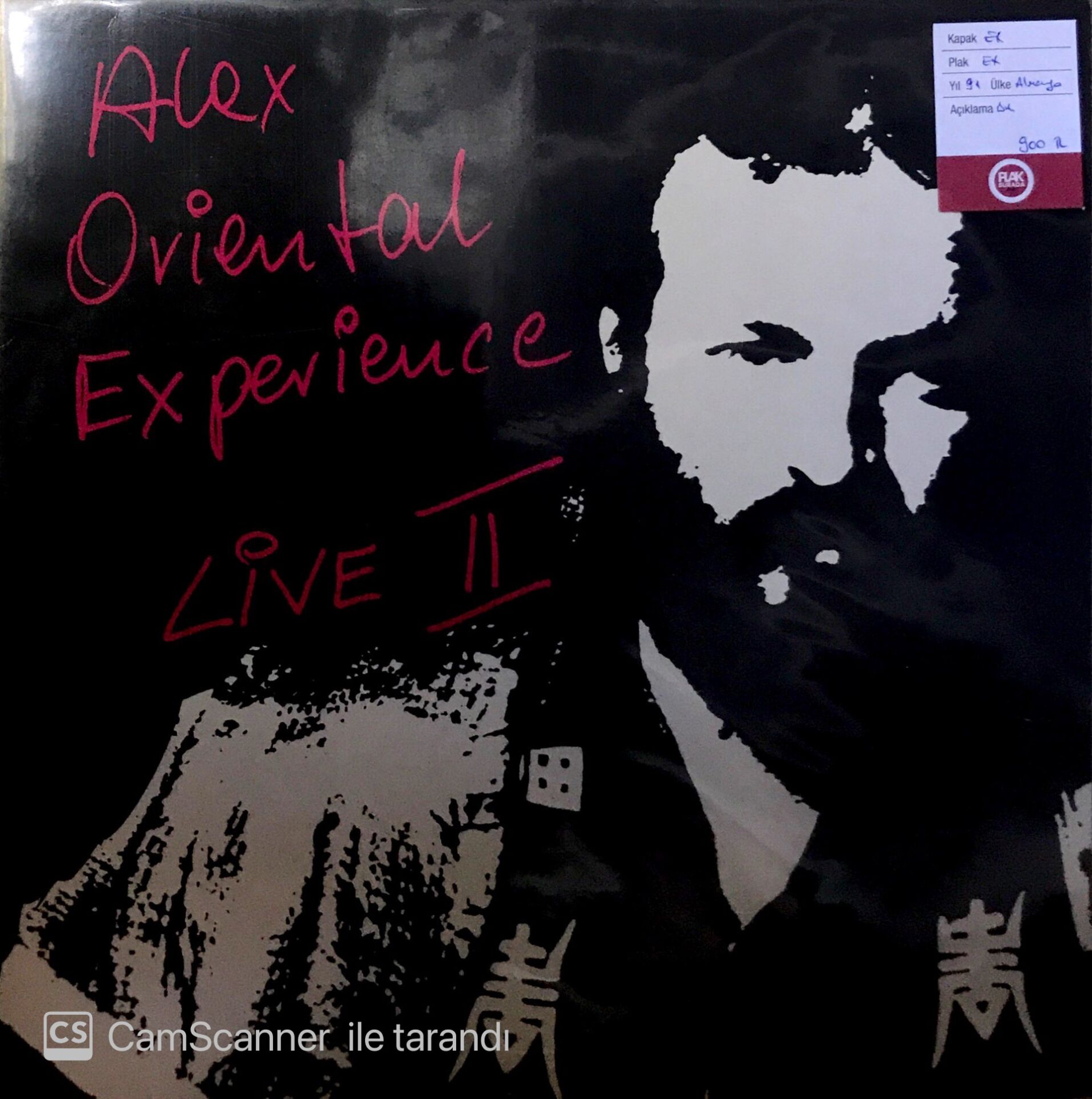 Alex Oriental  Experience Live II LP