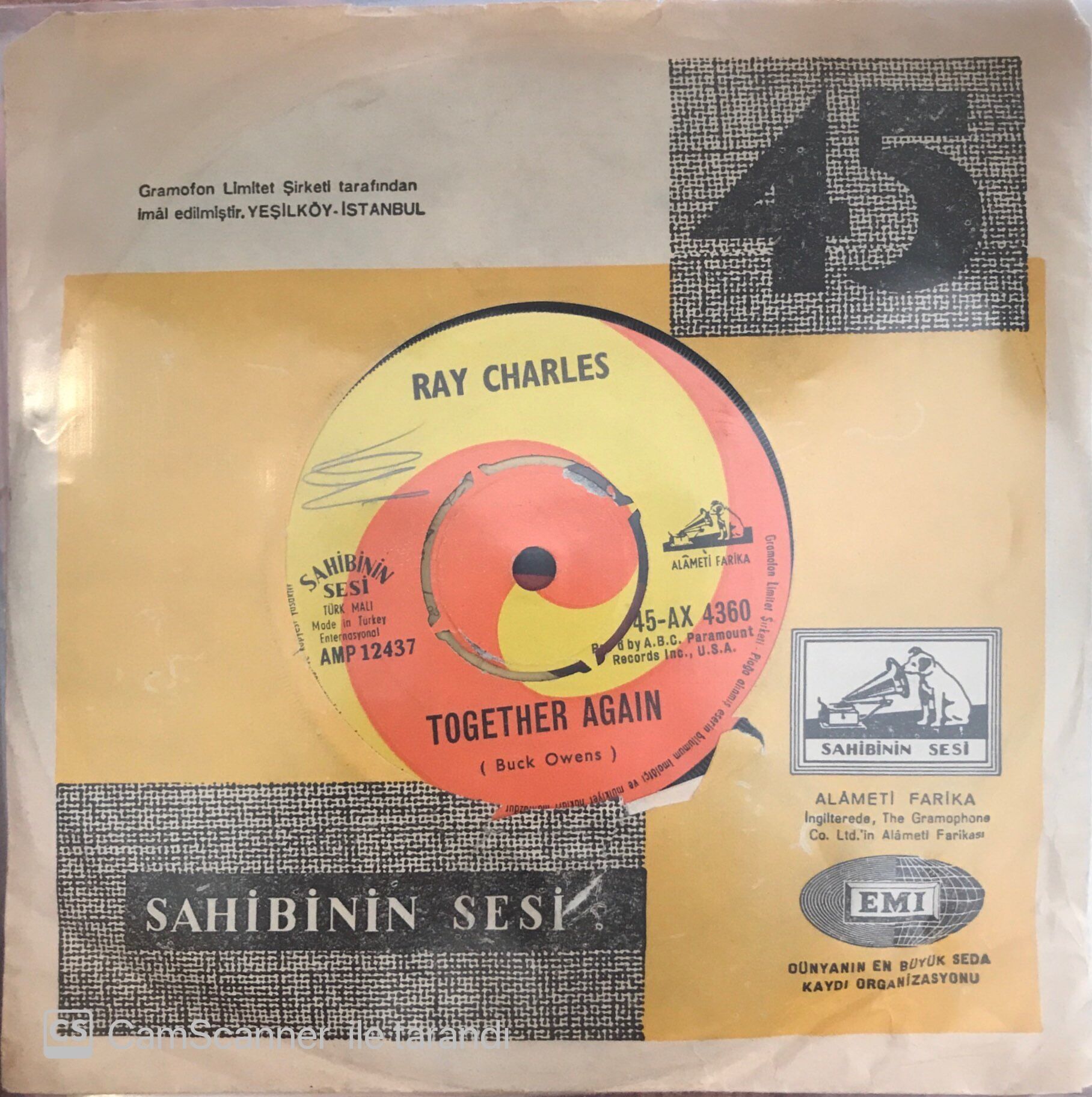Ray Charles - Together Again 45lik