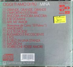 Mina - Oggi Ti Amo Di Piu - CD