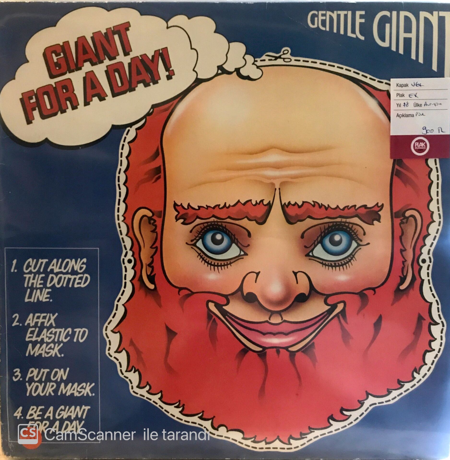 Gentle Giant - Giant for a Day LP