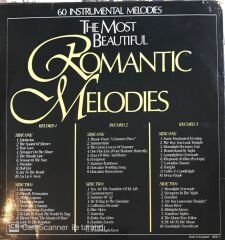 The Most Beautiful Romantic Melodies 3 LP Set LP