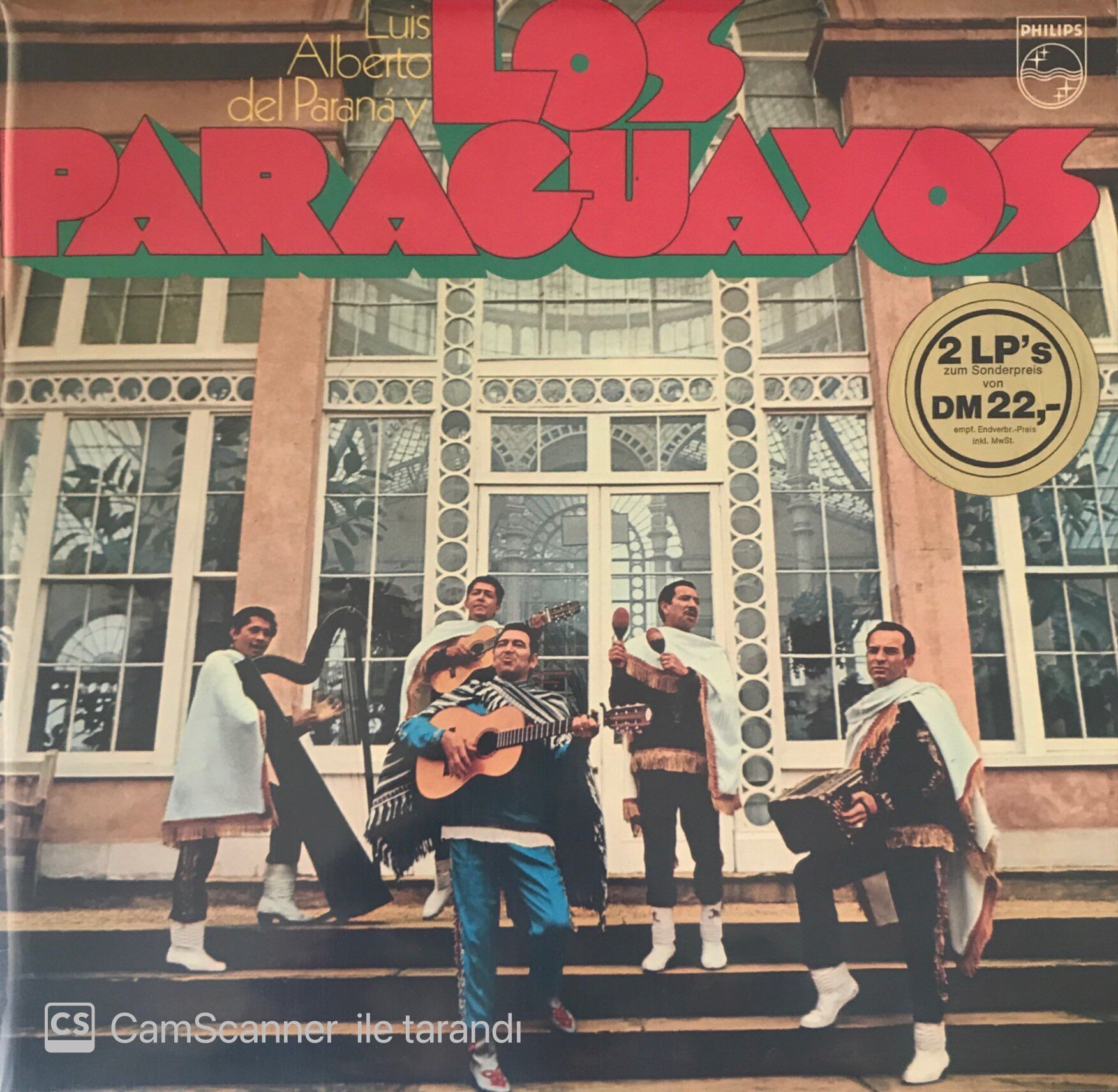 Luis Alberto Del Parana Y Los Paraguayos Double LP