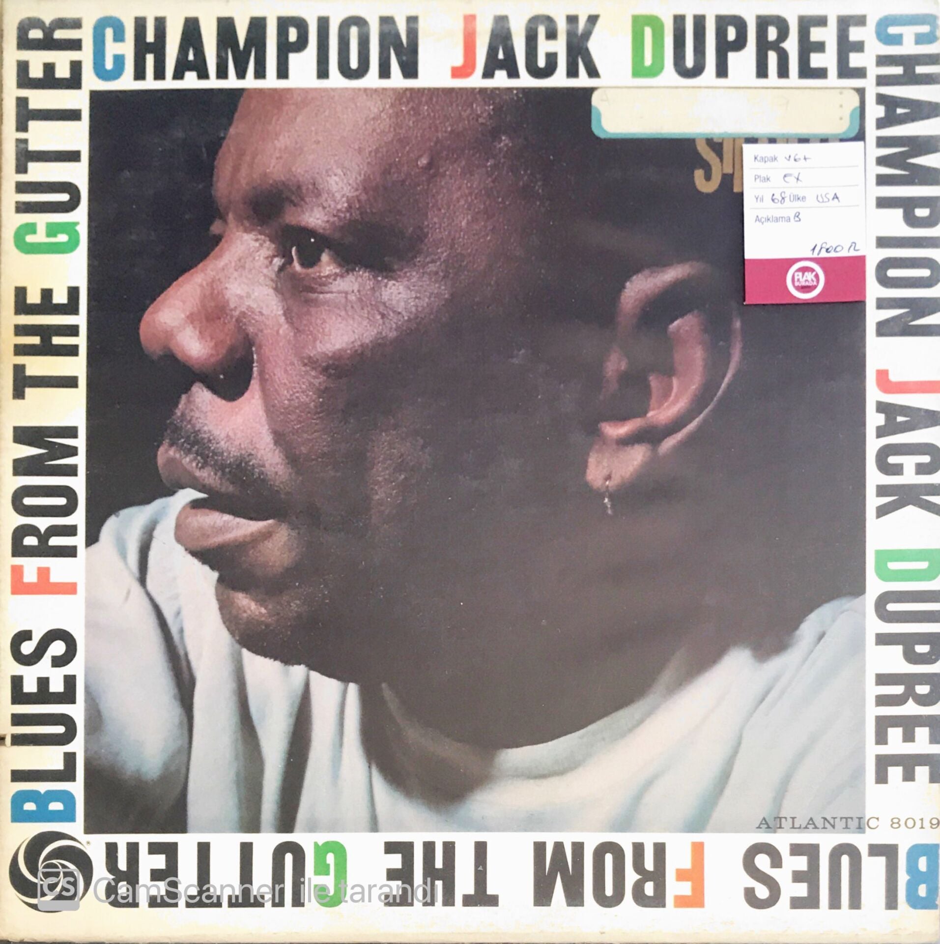 Champion Jack Dupree - Blues From The Gutter - LP
