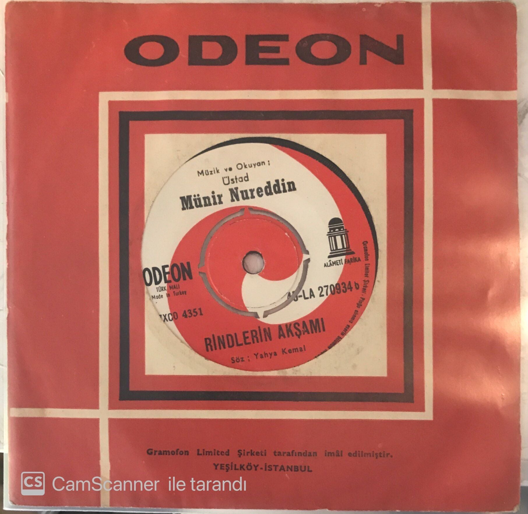 Münir Nurettin Selçuk Rindlerin Akşamı 45lik