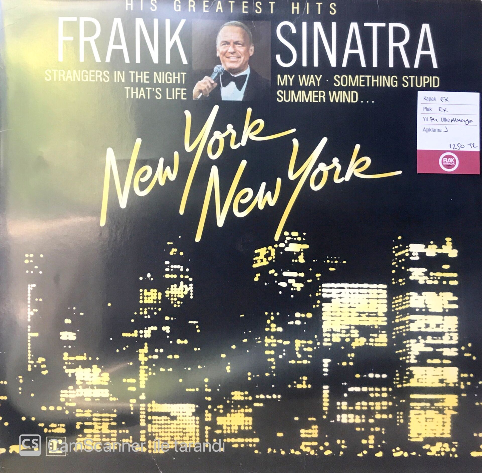 Frank Sinatra New York New York  LP