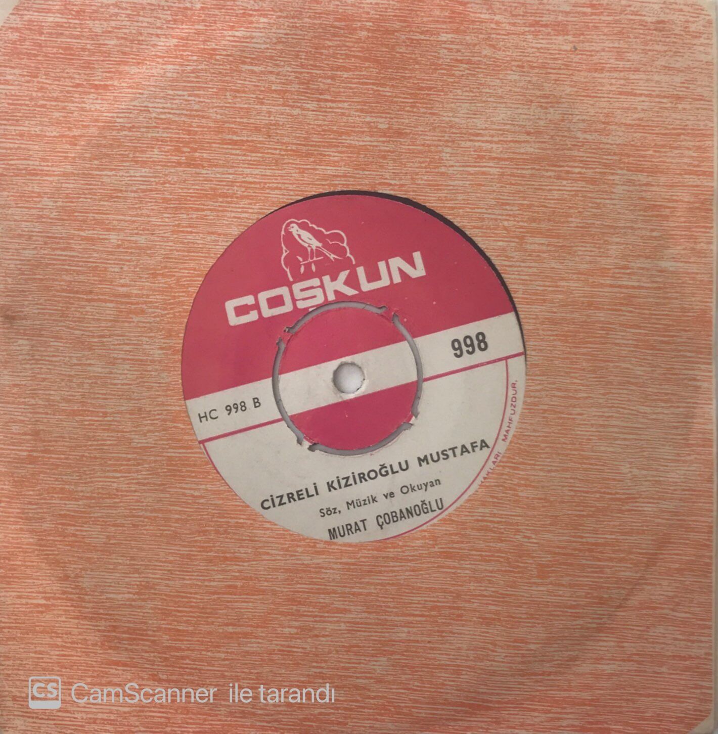 Murat Çobanoğlu Cizreli Kiziroğlu Mustafa 45lik