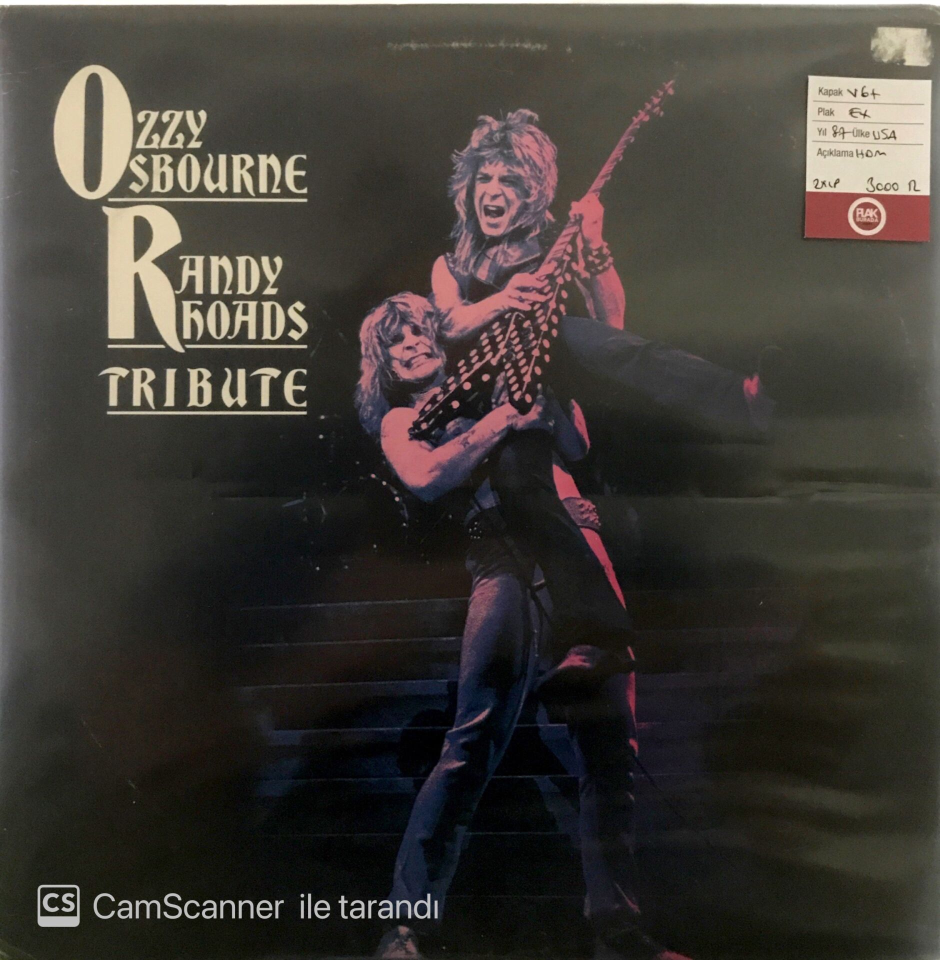 Ozzy Osbourne Randy Rhoads Tribute (2 LP) LP
