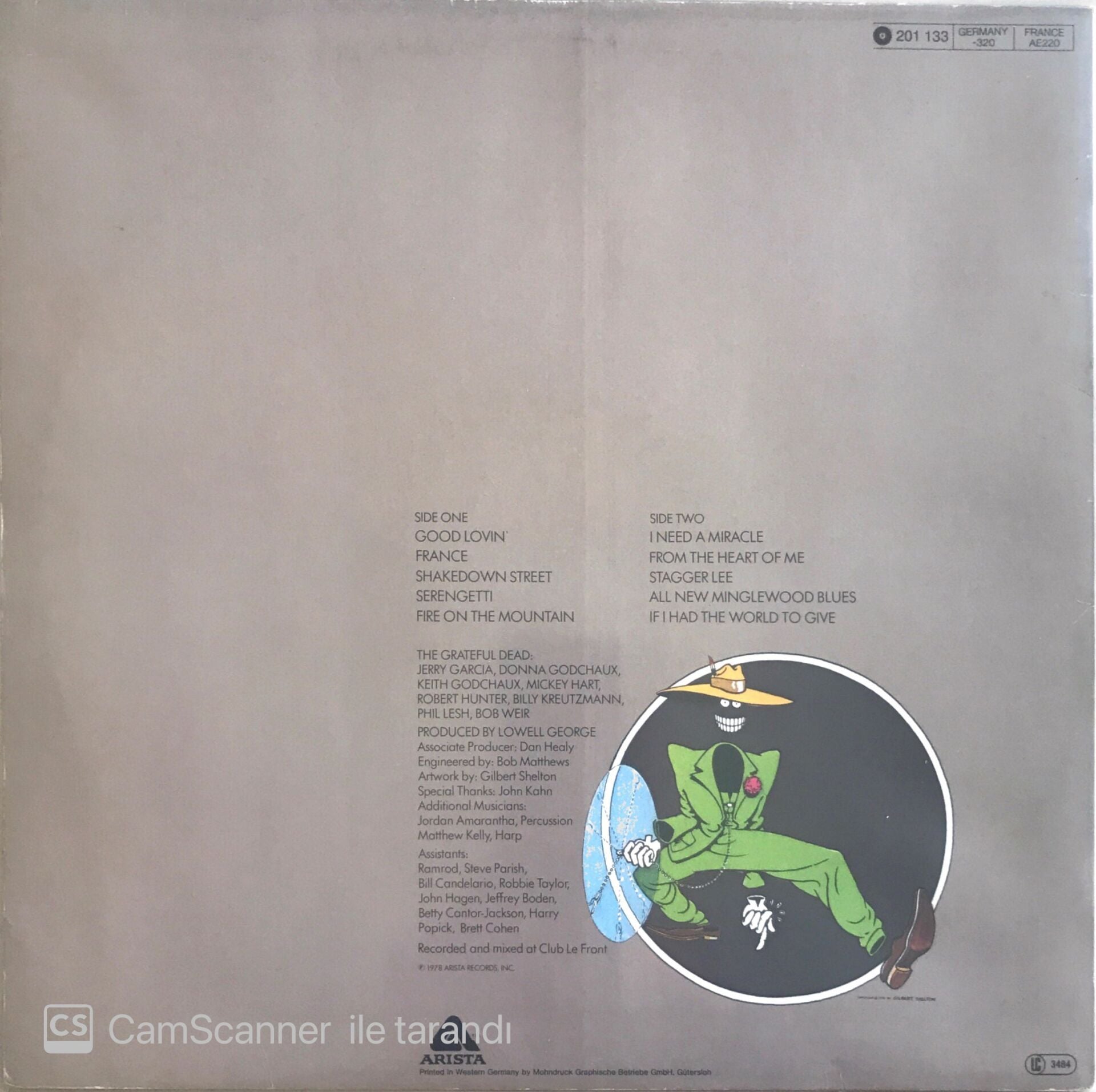 Grateful Dead - Shakedown Street - LP