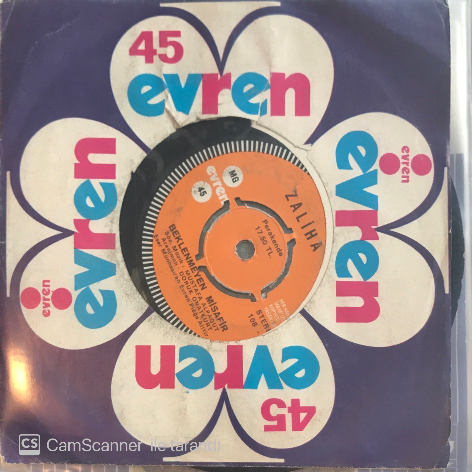 Zaliha - Beklenmeyen Misafir 45lik