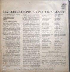 Mahler Symphony No.4 Otto Klemperer LP