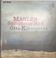 Mahler Symphony No.4 Otto Klemperer LP