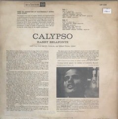 Harry Belafonte Calypso LP