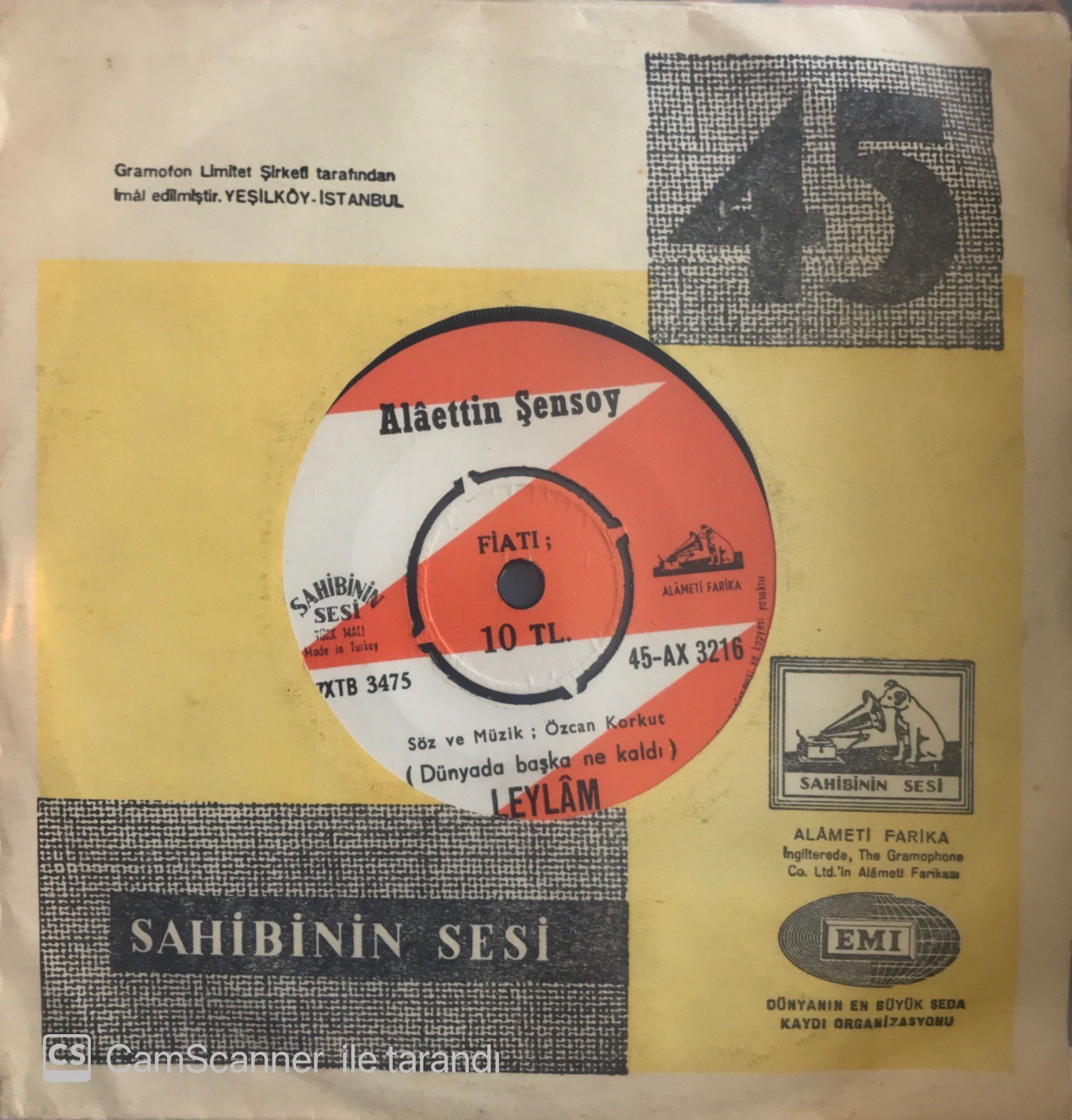 Alaettin Şensoy - Hangi Akşam 45lik