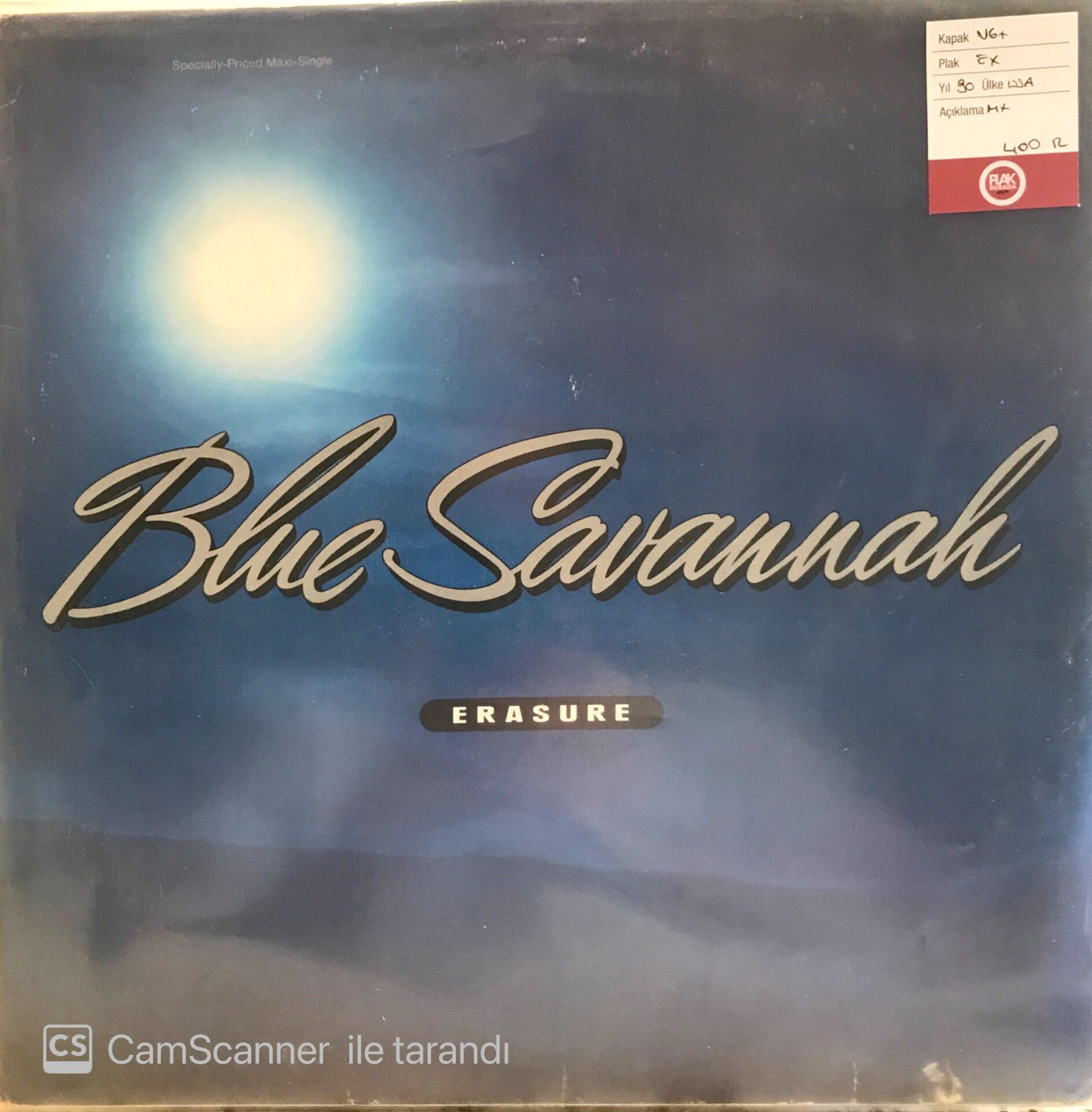 Erasure - Blue Savannah MAXİ SİNGLE