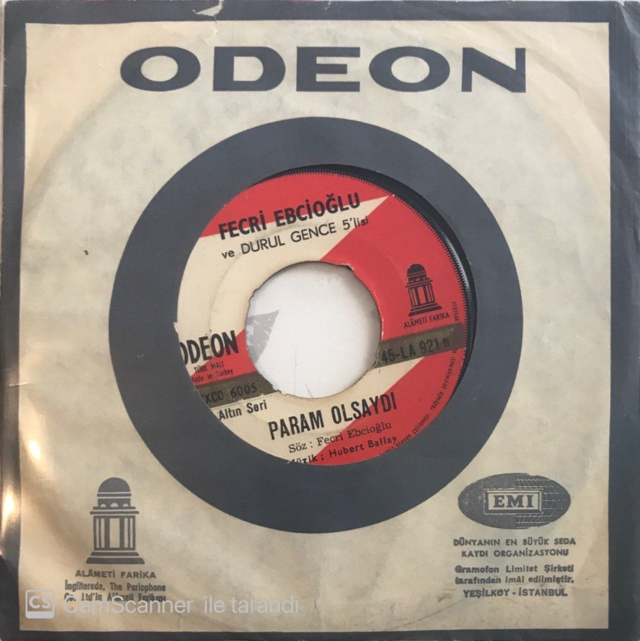 Fecri Ebcioğlu Param Olsaydı 45lik