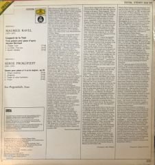 Ravel: Gaspard De La Nuit Prokofiev: Piano Sonata - Klaviersonate No.6 Ivo Pogorelich LP