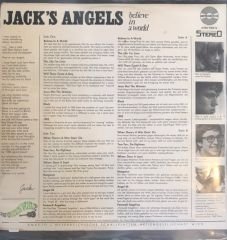 Jack's Angels  - Believe In A World LP