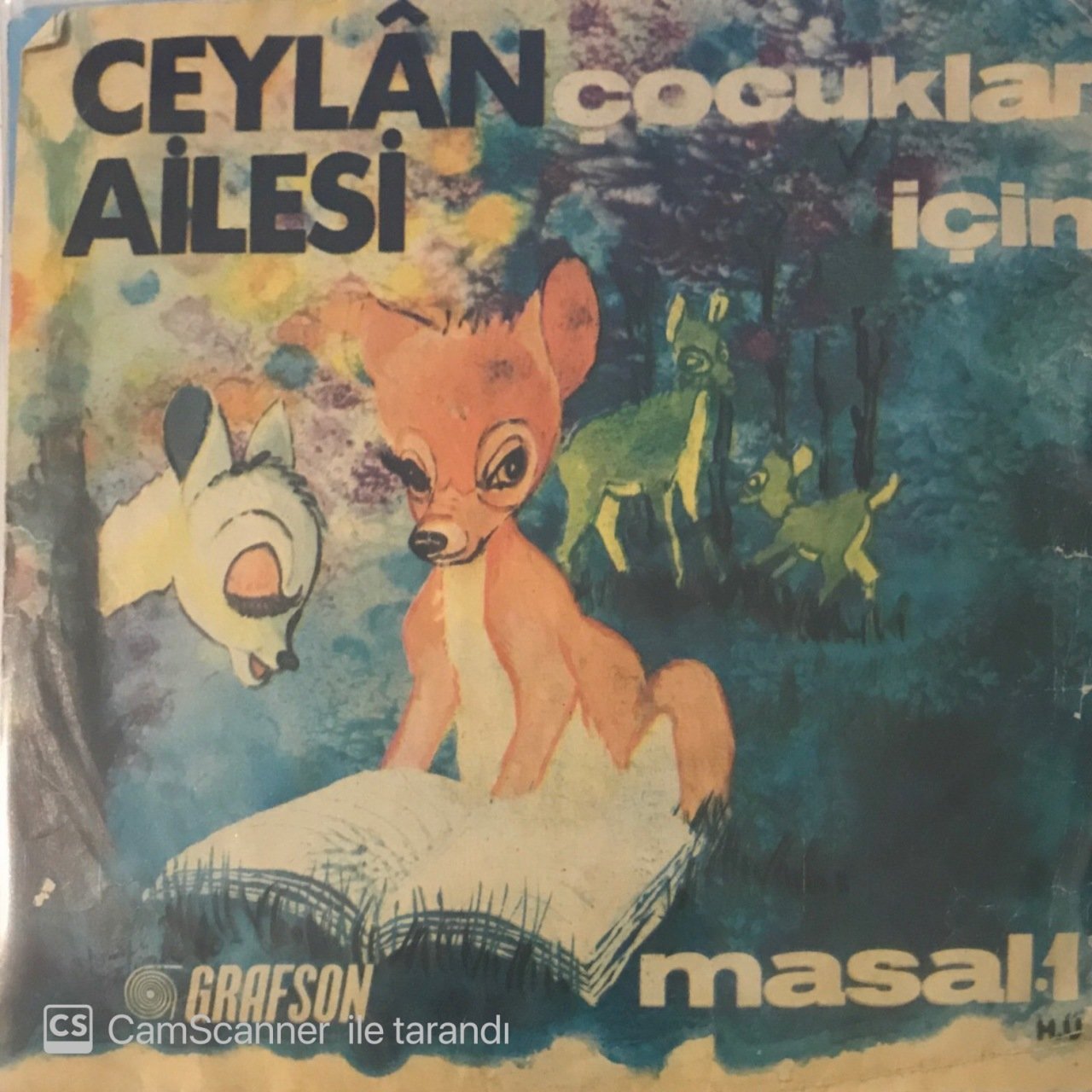 Masal 1 Çocuklar İçin Ceylan Ailesi 45lik