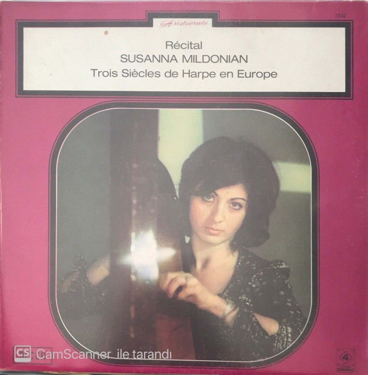 Recital Susanna Mildonian Trois Siecles De Harpe En Europe LP