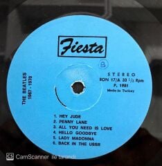 The Beatles 1967-1970 LP (Türk Baskı tek LP)