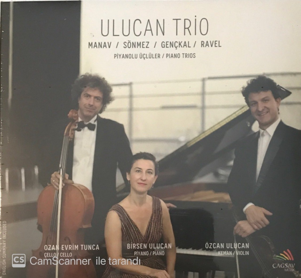 Ulucan Trio Manav - Sönmez - Gençkal - Ravel CD
