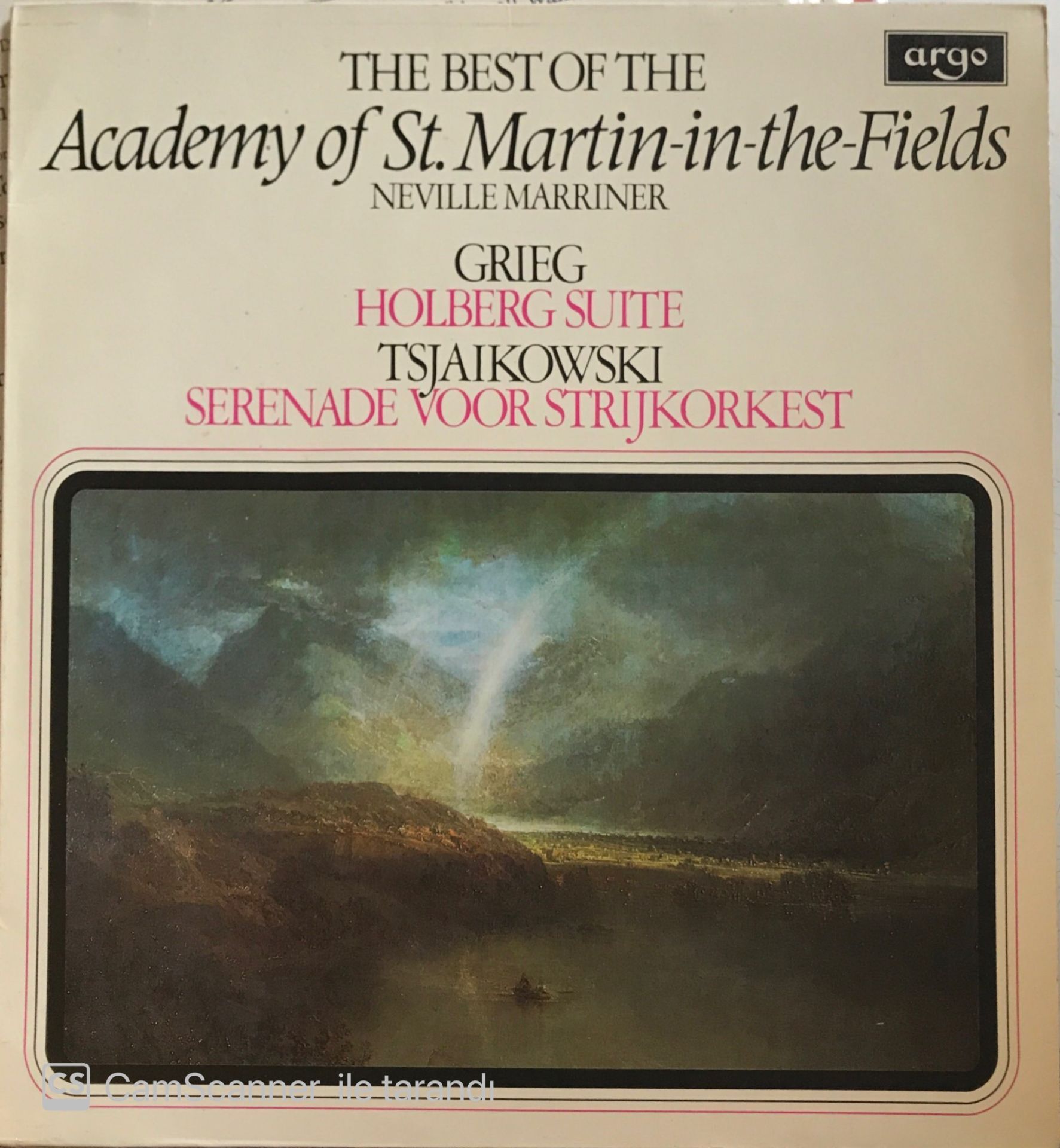 The Best Of The Academy Of St. Martin In The Fields Neville Marriner Grieg Holberg Suite Tsjaikowski Serenade Voor Strijkorkest LP
