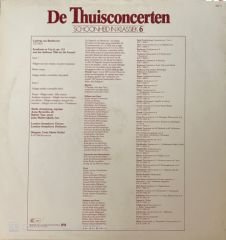 De Thuisconcerten Schoonheid In Klassiek 6 Beethoven Symfonie Nr 9 LP