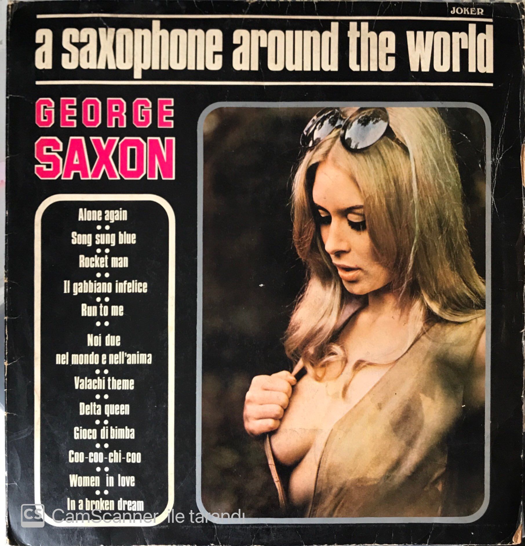 George Saxon A Saxophone Around The World LP