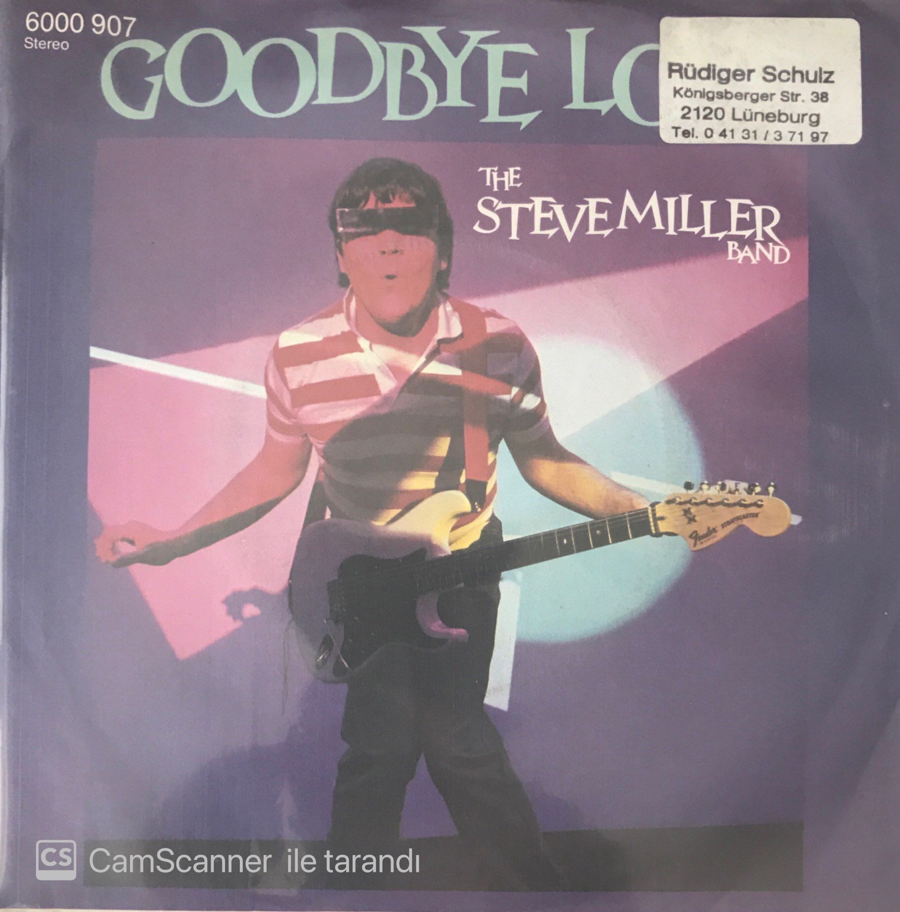 The Steve Miller Band - Goodbye Love 45lik