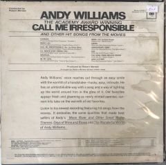 Andy Williams Call Me Irresponsible LP