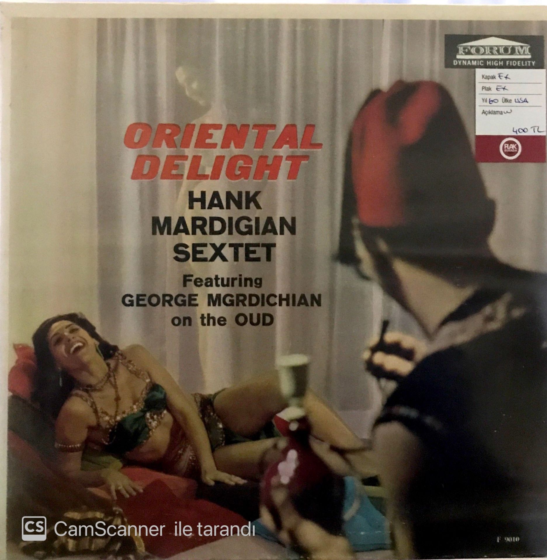 Hank Mardigian Sextet - Oriental Delight LP