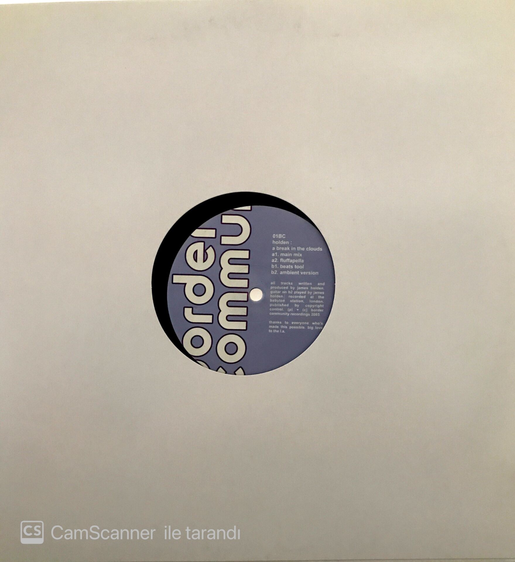Holden - A Break in the Clouds MAXİ