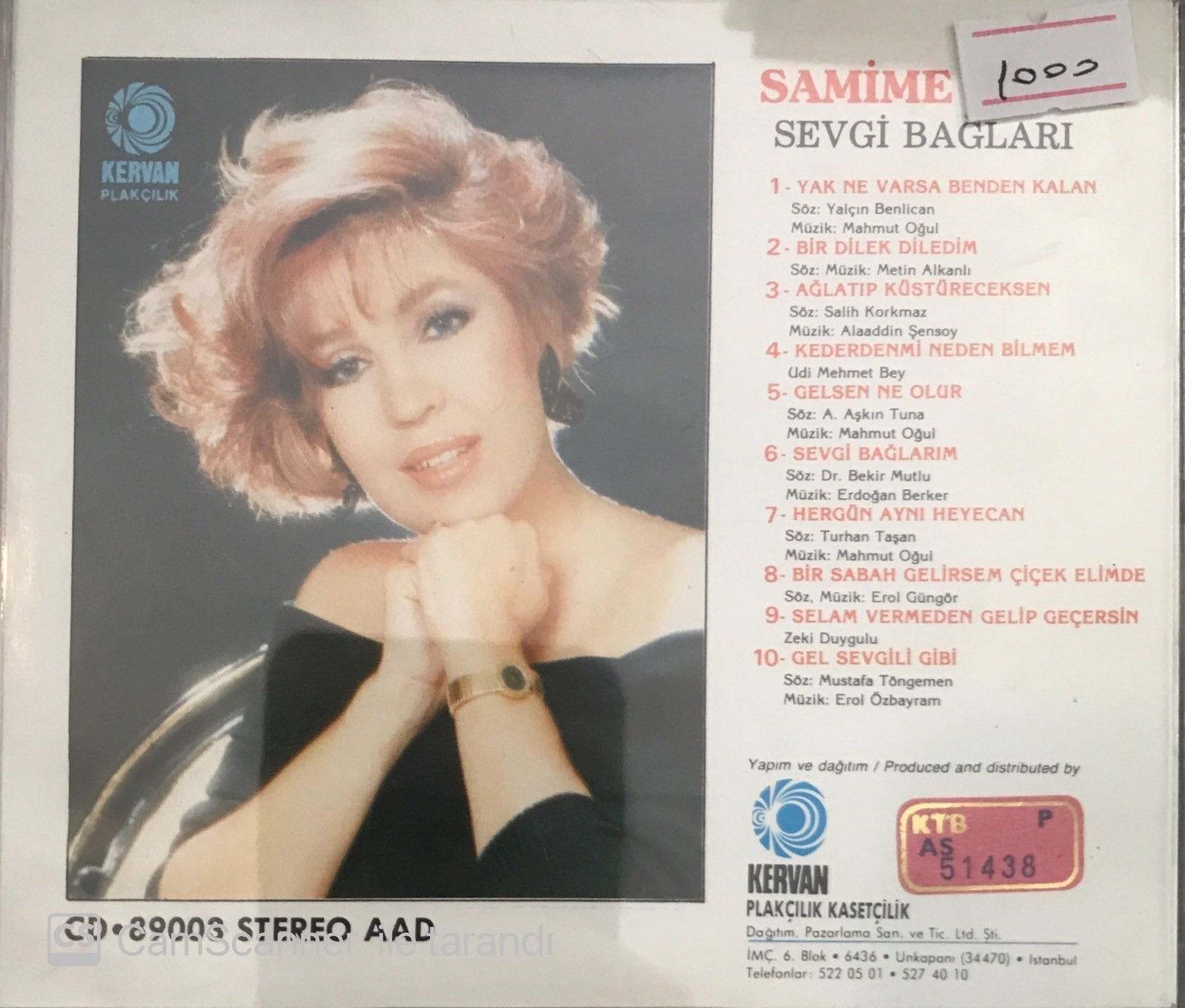 Samime Sanay Sevgi Bağları CD Plak Satın Al