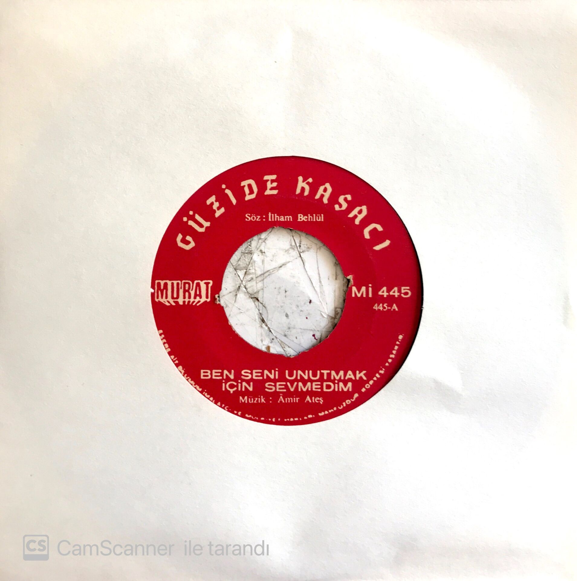 Güzide Kasacı - Ben Seni Unutmak İçin Sevmedim 45lik