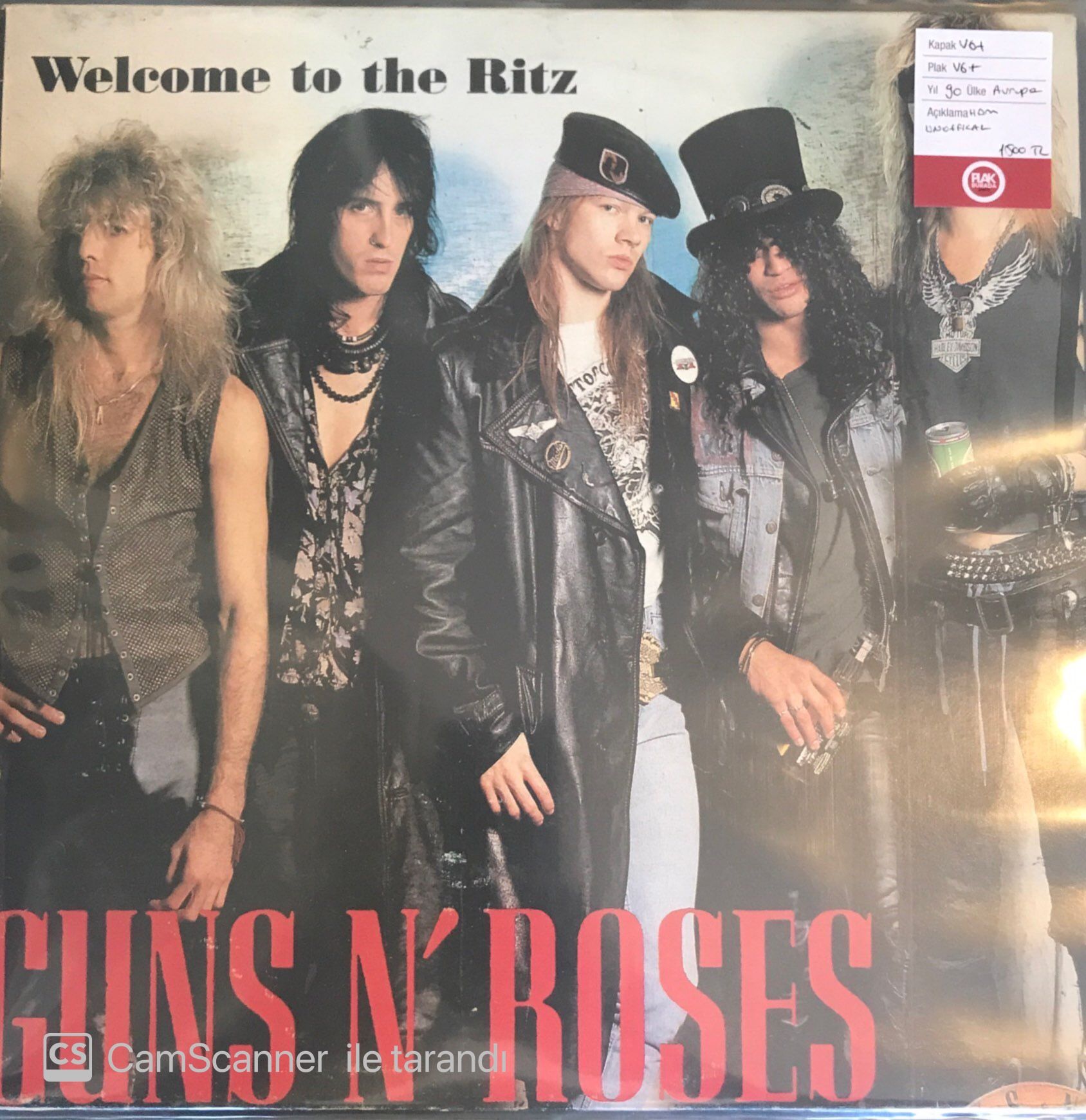 Guns N' Roses - Welcome To The Ritz LP