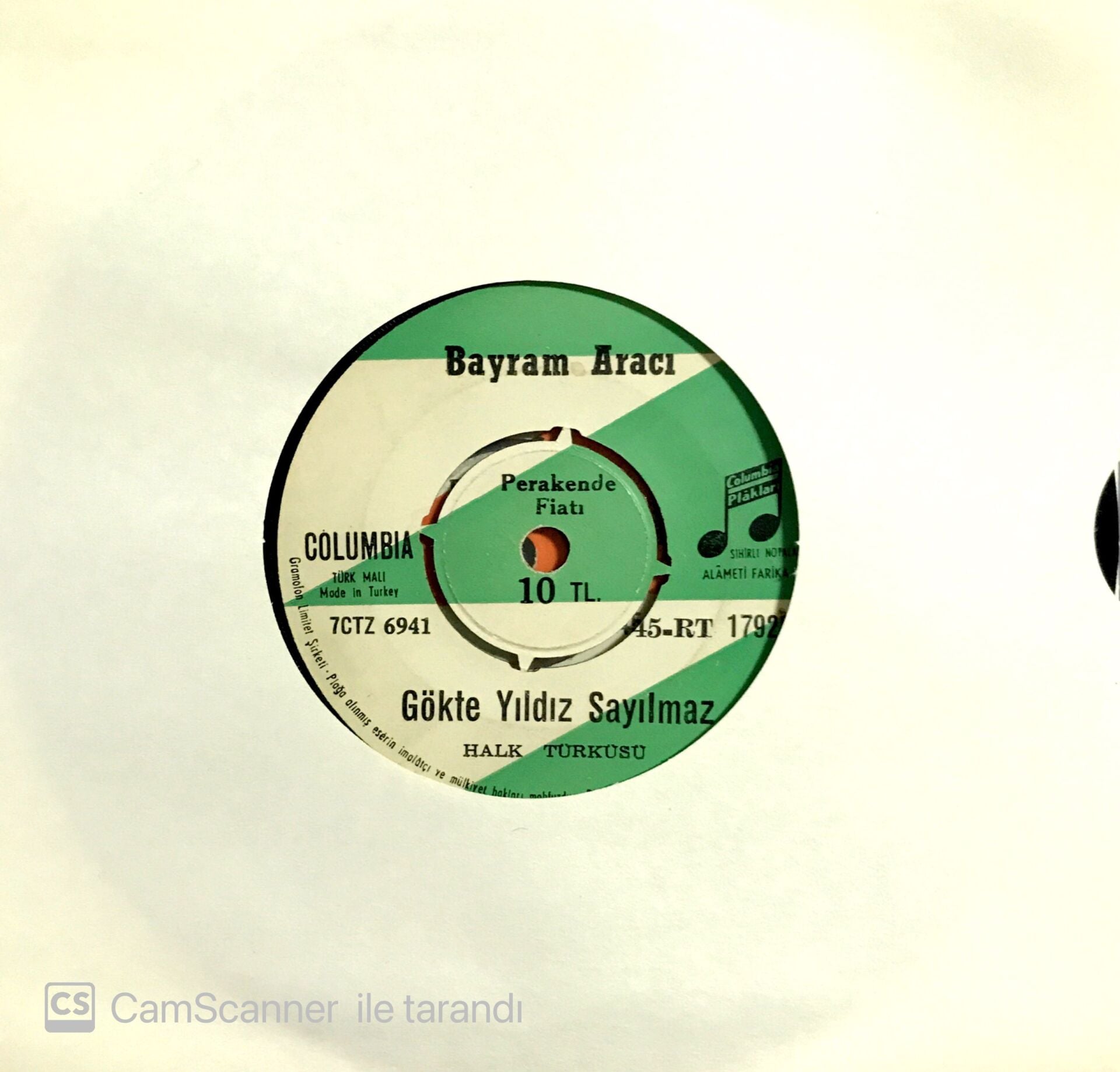 Bayram Aracı Gökte Yıldız Sayılmaz 45lik