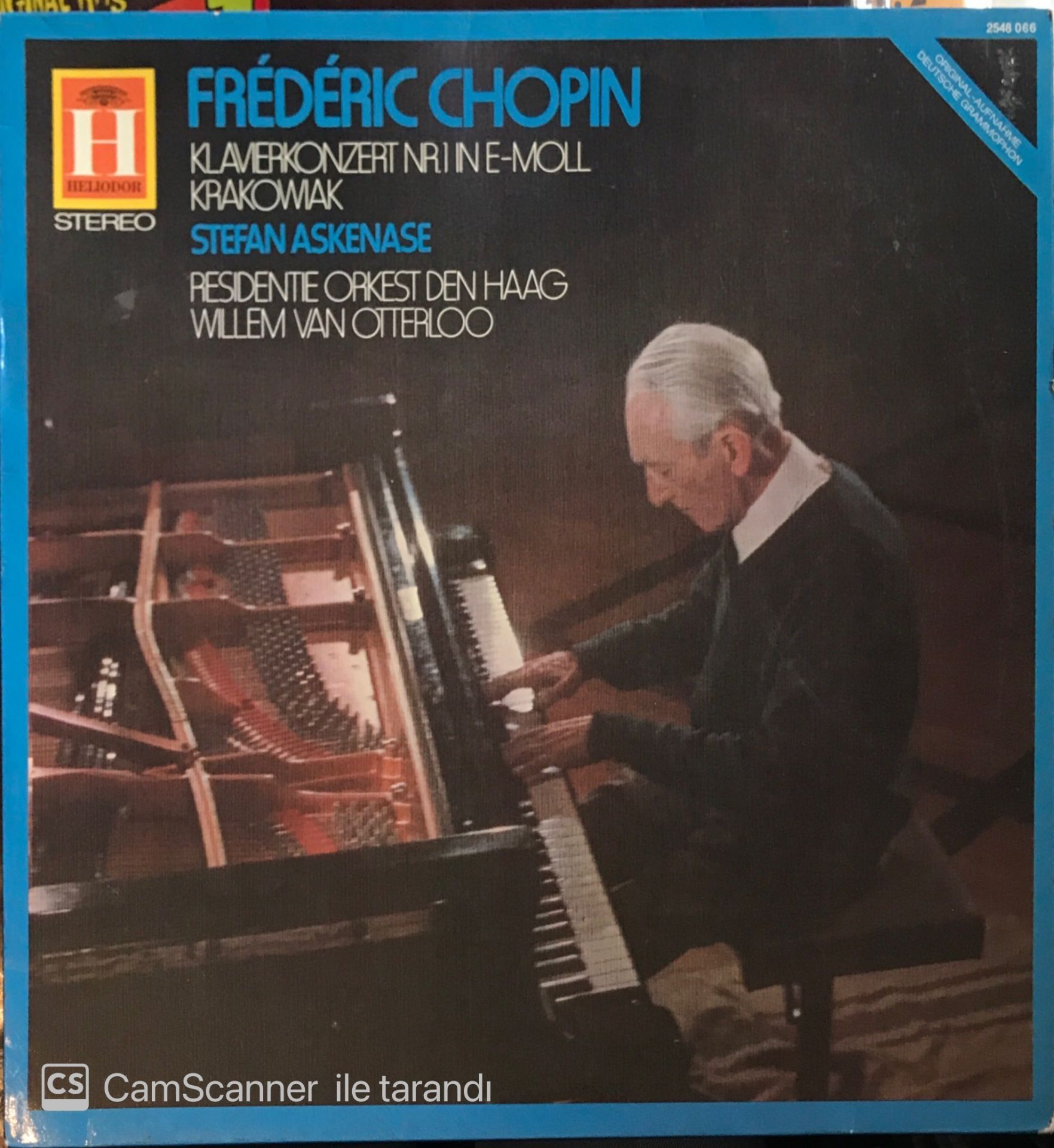 Frederic Chopin Klavierkonzert Nr.1 In E- Moll Krakowiak Stefan Askenase LP