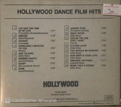 Hollywood Dance Film Hits CD