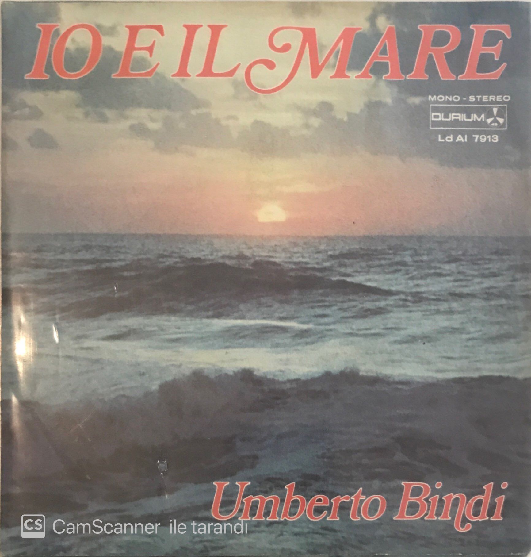 Umberto Bindi Io E Il Mare 45lik