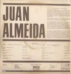 Juan Almeida Nuestros Autores LP