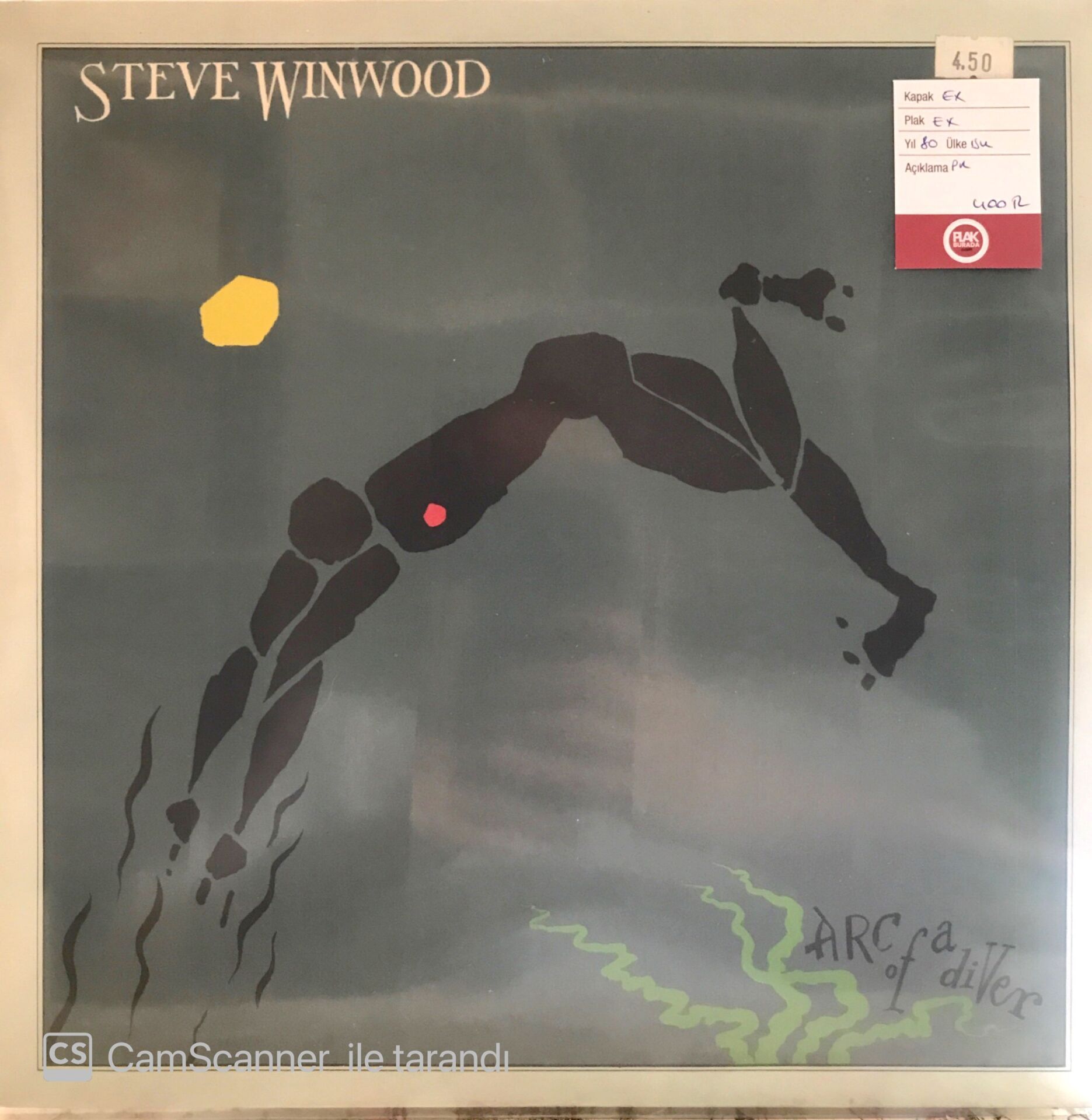 Steve Winwood Arc Of A Diver LP