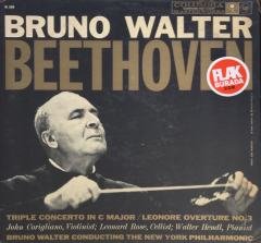 Bruno Walter Conducting The New York Philharmonic Triple Concerto In C Major / Leonore Overture No. 3 LP