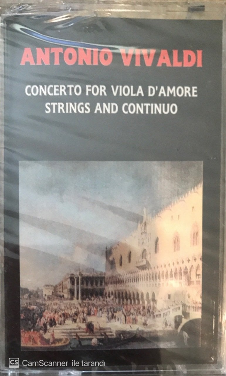 Antonio Vivaldi Concerto For Viola D'Amero Strings and Continuo KASET