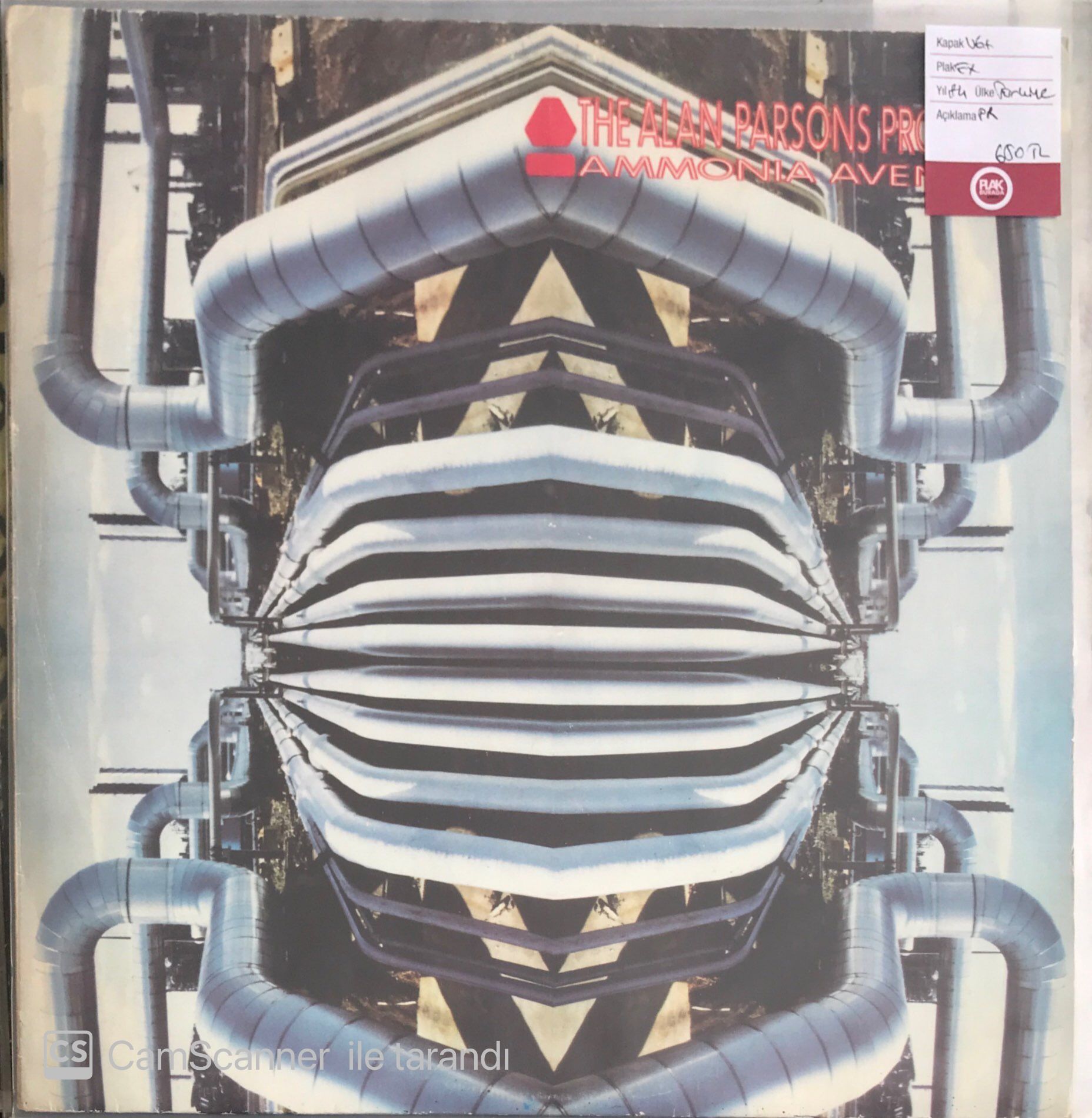 The Alan Parsons Project Ammonia Avenue LP