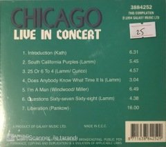 Chicago Live In Concert CD