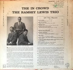 The In Crowd The Ramsey Lewis Trio LP