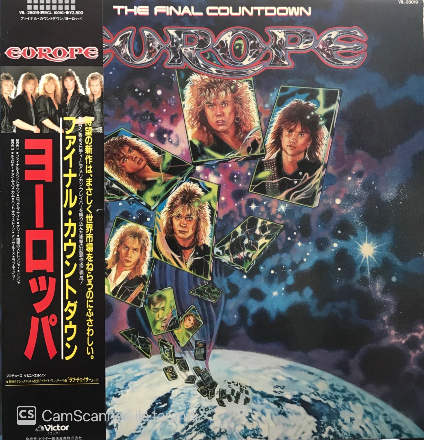 Europe - The Final Countdown Japon Baskı LP
