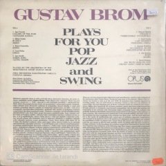 Gustav Brom Plays For You Pop Jazz And Swing LP
