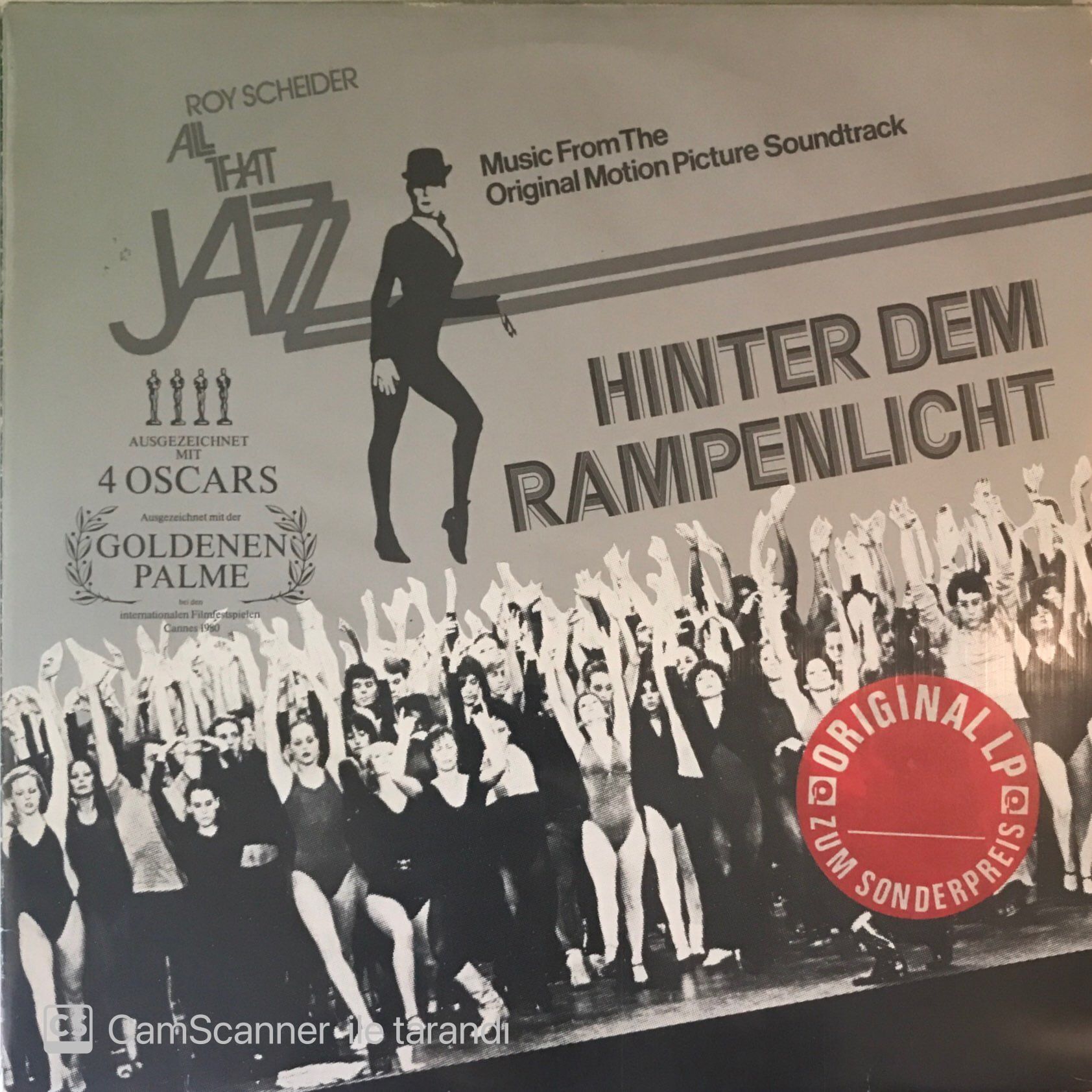 Roy Scheider All That Jazz Hınter Dem Rampenlicht LP